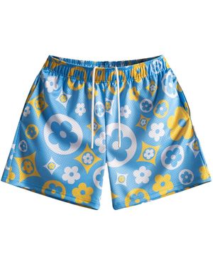 Bravest Studios Flower Shorts "University" Bs12" - Blue