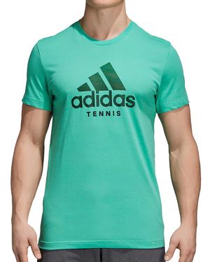 adidas Graphic Crew Neck T-Shirt Cv4284" - Green