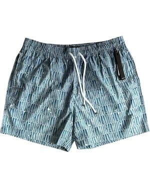 Amiri Core Logo Swimshorts Gradient" Pf23Msb018 420" - Blue