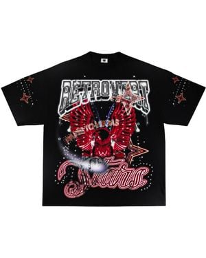 RETROVERT Vert City T-Shirt Ret009" - Black