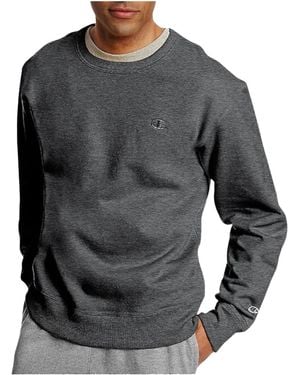 Champion Pullover Eco Fleece Sweatshirt "Oxford" S2465" - Black