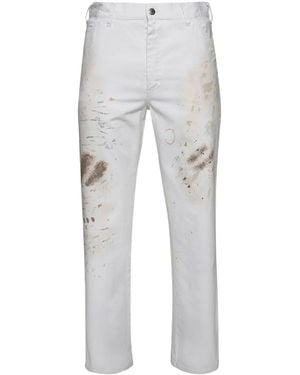 PALY Spells Painter Trousers 5001Q1008Wht" - Black