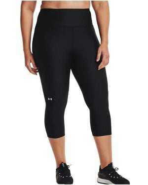 Under Armour Heatgear Plus-Size Capris Trousers 1362927 001" - Black