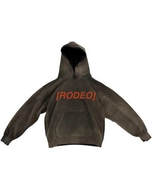 Travis Scott Rodeo 10 Years Logo Hoodie Tsuc81" - Black