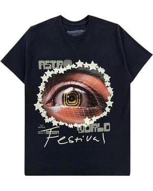Travis Scott Astrofest Starry Eyed T-Shirt Tsuc73" - Black