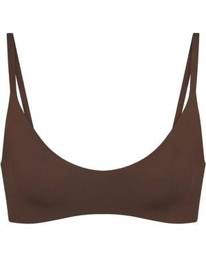 Skims Matte Micro Scoop Bra "Nike - Black