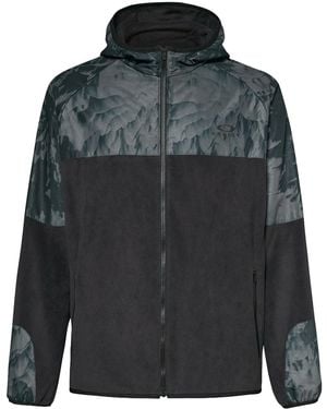 Oakley Wanderlust Fz Hoodie Mountain Td Print" Foa404014 9Q1" - Black
