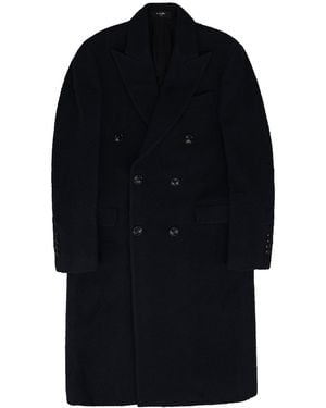 Amiri Single-Breasted Coat Amr Wotw 0011" - Black