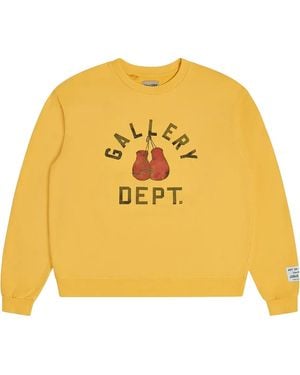 GALLERY DEPT. Boxing Logo Jumper Gd355" - Yellow