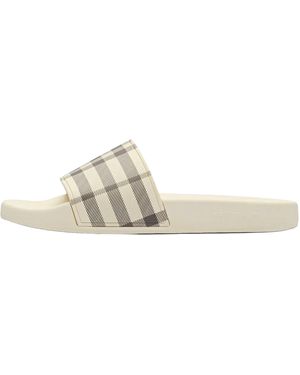 Burberry Furley Check Sandal "Light" 8119283" - Black