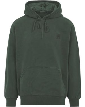 Carhartt Hooded Vista Sweatshirt "Dark Scarab Garment Dyed" I029523 3U0 Gd" - Green
