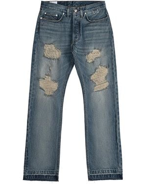Rhude Beach Bum Denim Trousers Rhps24Pa03012305 Dig" - Black