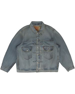 DENIM TEARS Type-2 Denim Jacket "Dirty Wash" Dt769" - Grey