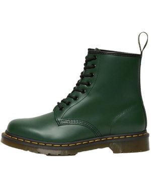 Dr. Martens 1460 Smooth Leather Lace Up Boots 11822207" - Green