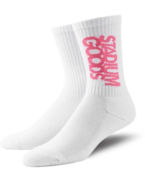 Stadium Goods Crew Sock "Sunlight" Sgs0457" - Black