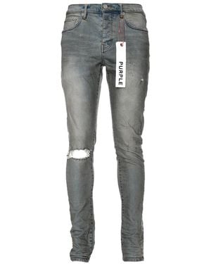 Purple Brand Slim Fit Jeans "Light Dirty Wax" P001 Ldw" - Black
