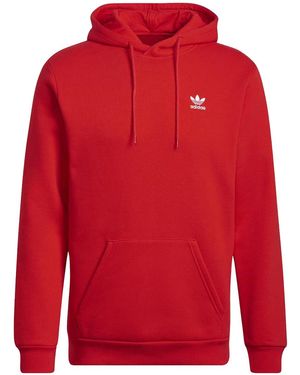 adidas Essentials Logo Hoodie Hg3900" - Red