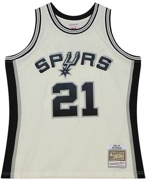Mitchell & Ness Swingman Jersey Spurs 1998 "Tim Duncan" Tfsm5052 Sas98Tduofwh" - Black