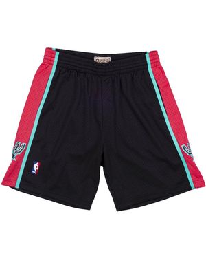 Mitchell & Ness Nba Reload Swingman Shorts "1998 San Antonio Spurs - Black