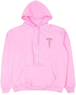 Chrome Hearts Usa Script T-Bar Logo Hoodie Chrm0244" - Black
