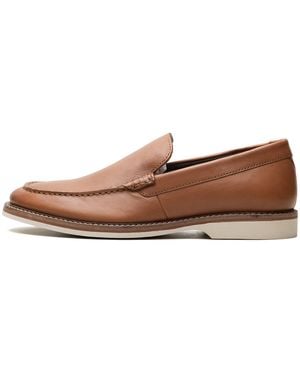 Clarks Atticus Edge "Tan Leather" 26148225" - Brown
