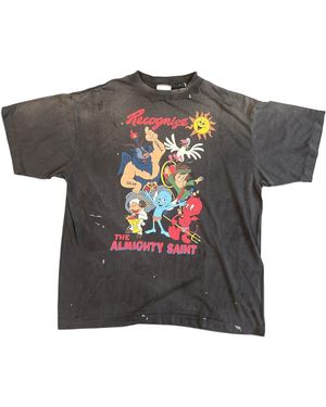 SAINT Mxxxxxx Almighty Saint T-Shirt Sm Mk8 0000 008" - Black
