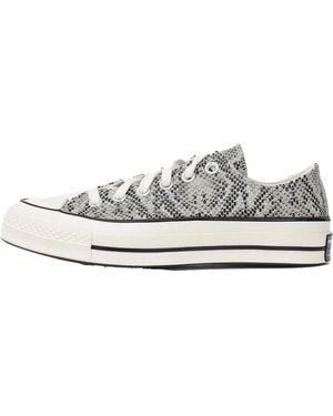 Converse Chuck 70 Low "Snake Pale Surplus Egret A13434C" - Black