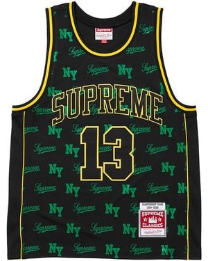 Supreme Mitchell & Ness Monogram Basketball Jersey "Ss26 - Green