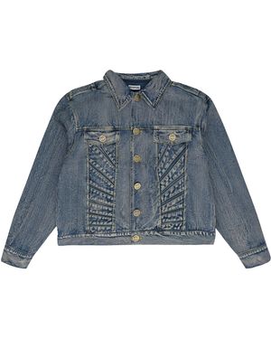 House of Errors All Seeing Denim Jacket Hoe Jkt Dnm Snr" - Blue