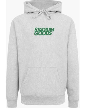 Stadium Goods Lock Up Hoodie "heather Grey" - Black