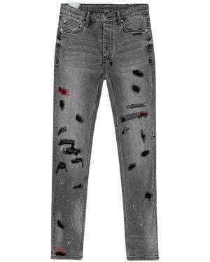 Ksubi X Juice Wrld Chitch Trashed Devil Jeans 34Byf1Rs" - Black