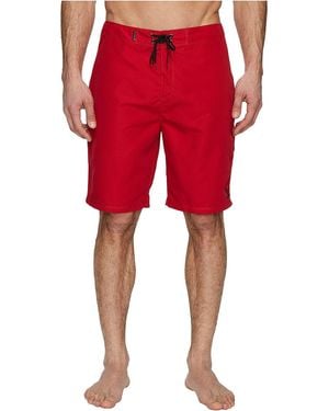 Hurley Phantom One & Only 21" Boardshorts "Gym 923629 687" - Red