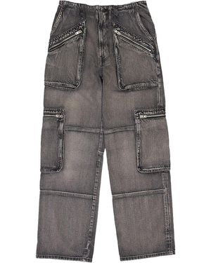 Amiri Cargo Loose Straight "Aged" Pf22Wdf019" - Black