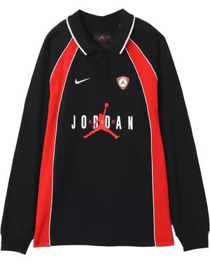 Nike Flight Long Sleeve Polo Jersey University" If1915 010" - Black