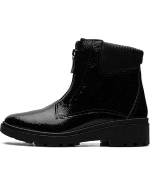 Clarks Calla Zip 26167694" - Black