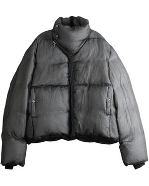 Rick Owens Turtle Jacket Ru02F4797 Rpsd3 09" - Black