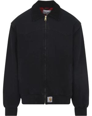 Carhartt Og Santa Fe Jacket Grind Wash" I036240 00E B7" - Black