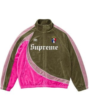 Supreme Umbro Velour Track Jacket "Fw26 - Green