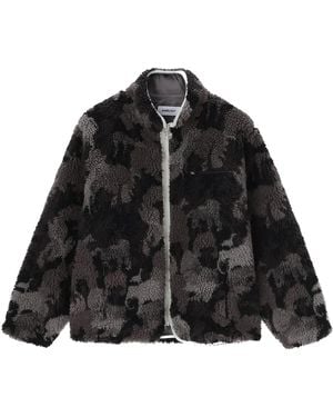 Ambush Camouflage Boa Jacket 12115651" - Black