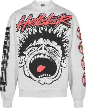 HELLSTAR Records Crewneck Hsr026" - Black