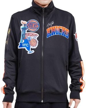 Pro Standard New York Knicks Home Town Track Jacket Bnk654359 Blk" - Black