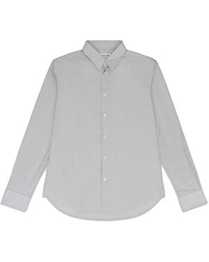 Lanvin Slim Fit Visible Button-Down Shirt Rm Si0201 5713 A23 2900" - Black