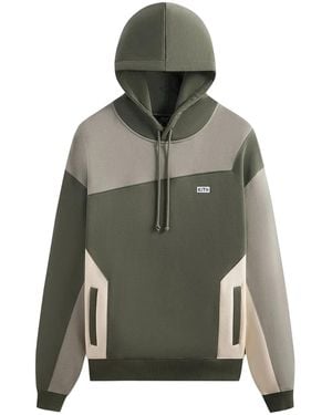 Kith Color-Blocked Madison Hoodie "Cavan" Khm031502 326" - Black