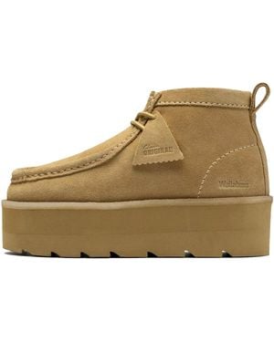 Clarks Meare Wallabee "Maple Suede" 26183805" - Natural
