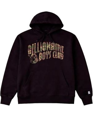 BBCICECREAM Camo Fill Curve Hoodie 861 1319 Blac" - Black