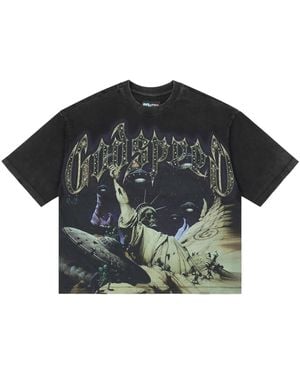 GODSPEED NEW YORK Divine Extinction T-Shirt Gs206" - Black
