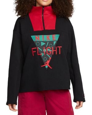 Nike X Nina Chanel Abney Funnel Neck Top Do4156 010" - Black