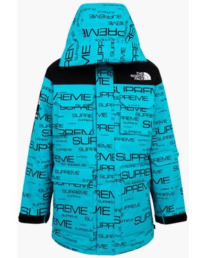 Supreme Tnf Coldworks 700-Fill Down Pa "Fw 21" - Blue
