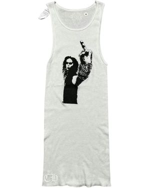 Chrome Hearts Richard Stark Middle Finger Tank Chrm1139" - Black