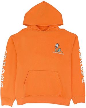 Chrome Hearts Matty Boy Link & Build Logo Hooded Sweatshirt Chrm0043" - Orange